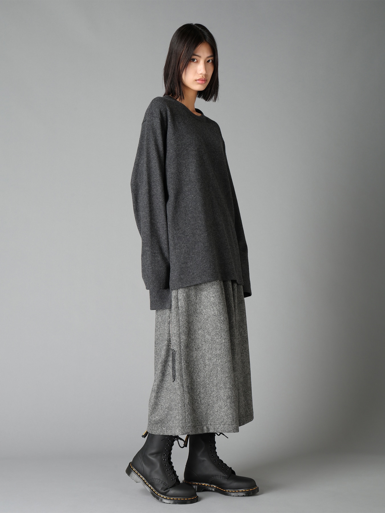 AIRY WOOL BLEND JERSEY T-SHIRT