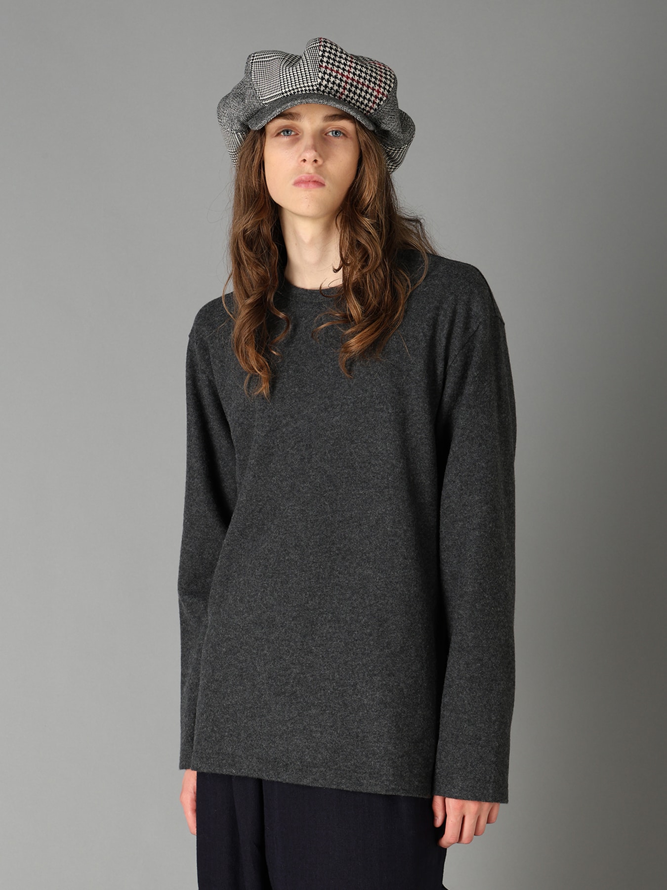 AIRY WOOL BLEND JERSEY T-SHIRT
