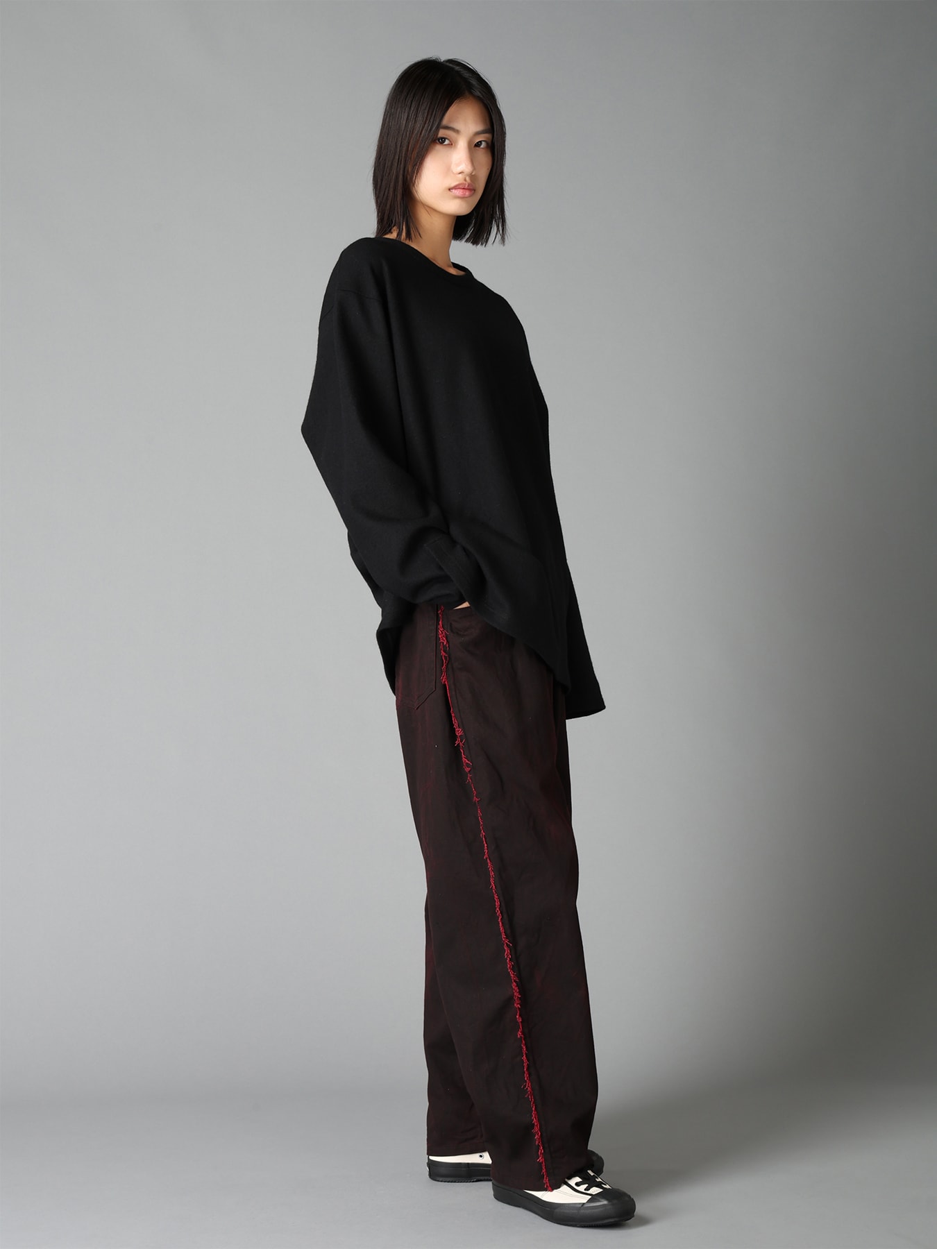 AIRY WOOL BLEND JERSEY T-SHIRT