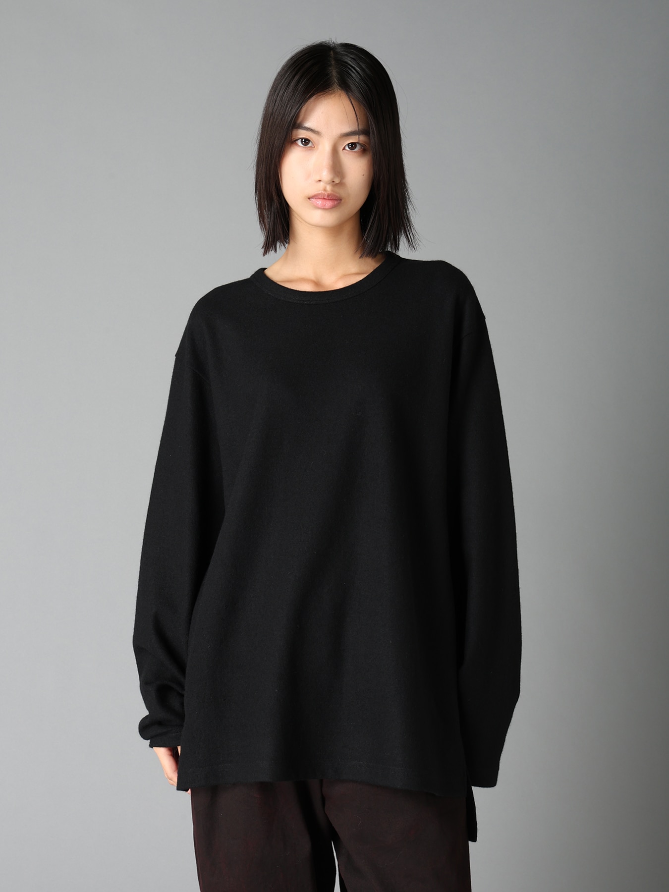 AIRY WOOL BLEND JERSEY T-SHIRT