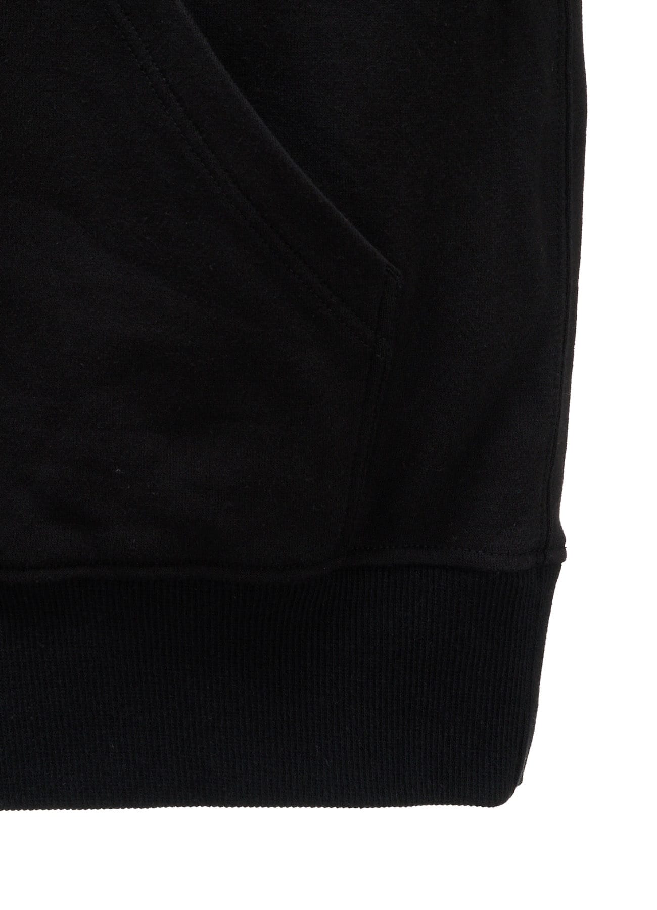 30/10  COTTON GAUZE FLEECE CROW PATCH HOODIE PULLOVER