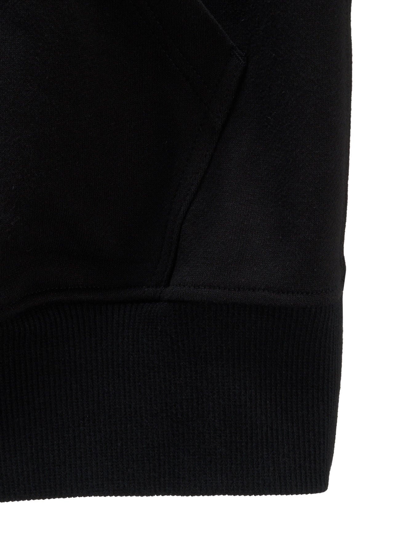 30/10  COTTON GAUZE FLEECE ROSE PATCH ZIP-UP HOODIE