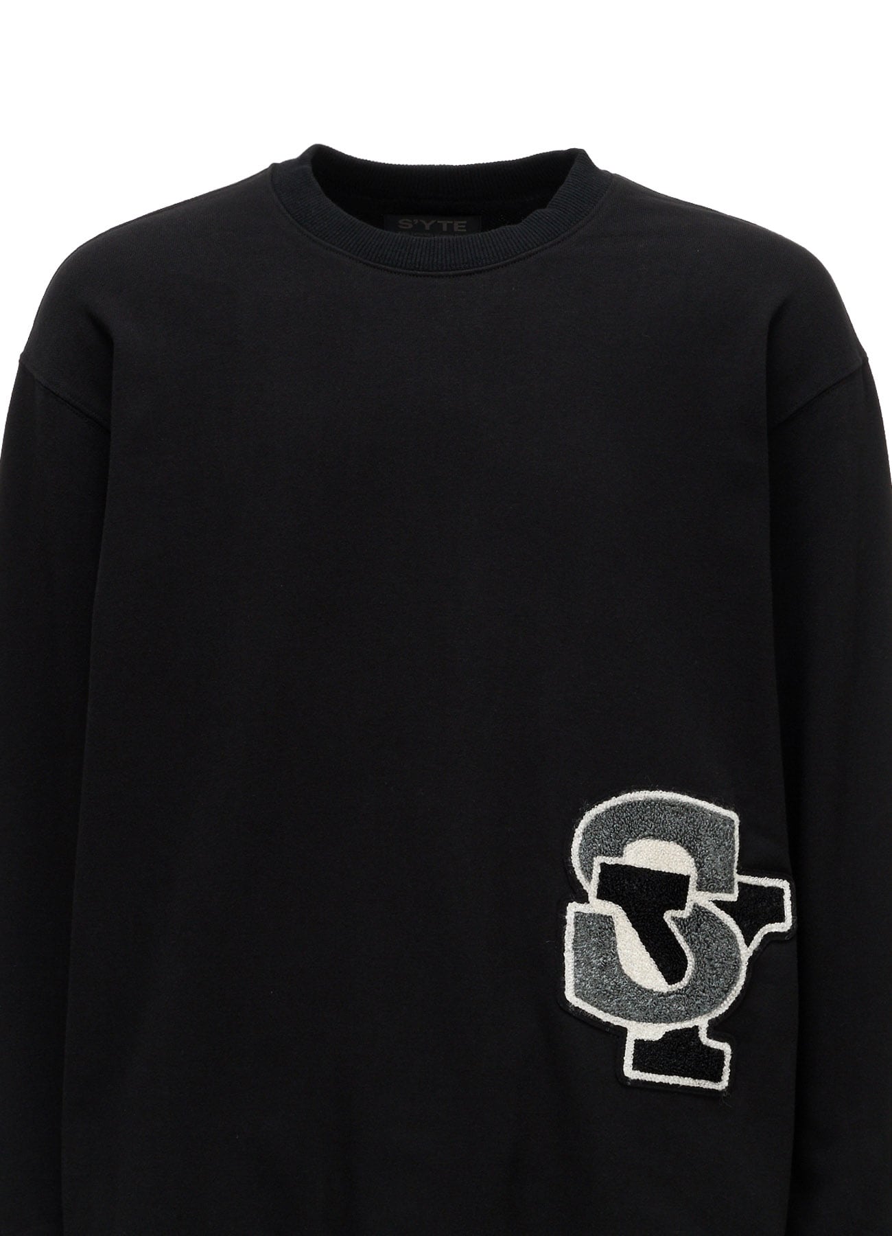30/10  COTTON GAUZE FLEECE SY PATCH PULLOVER