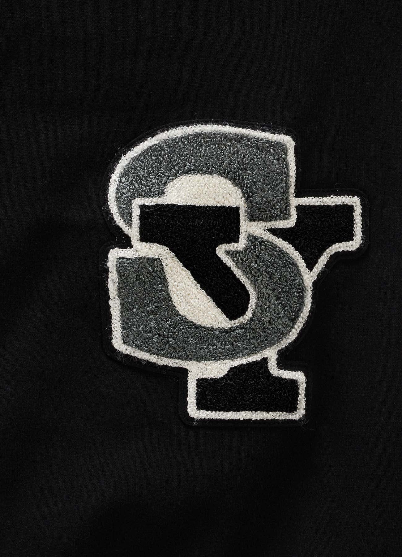 30/10  COTTON GAUZE FLEECE SY PATCH PULLOVER