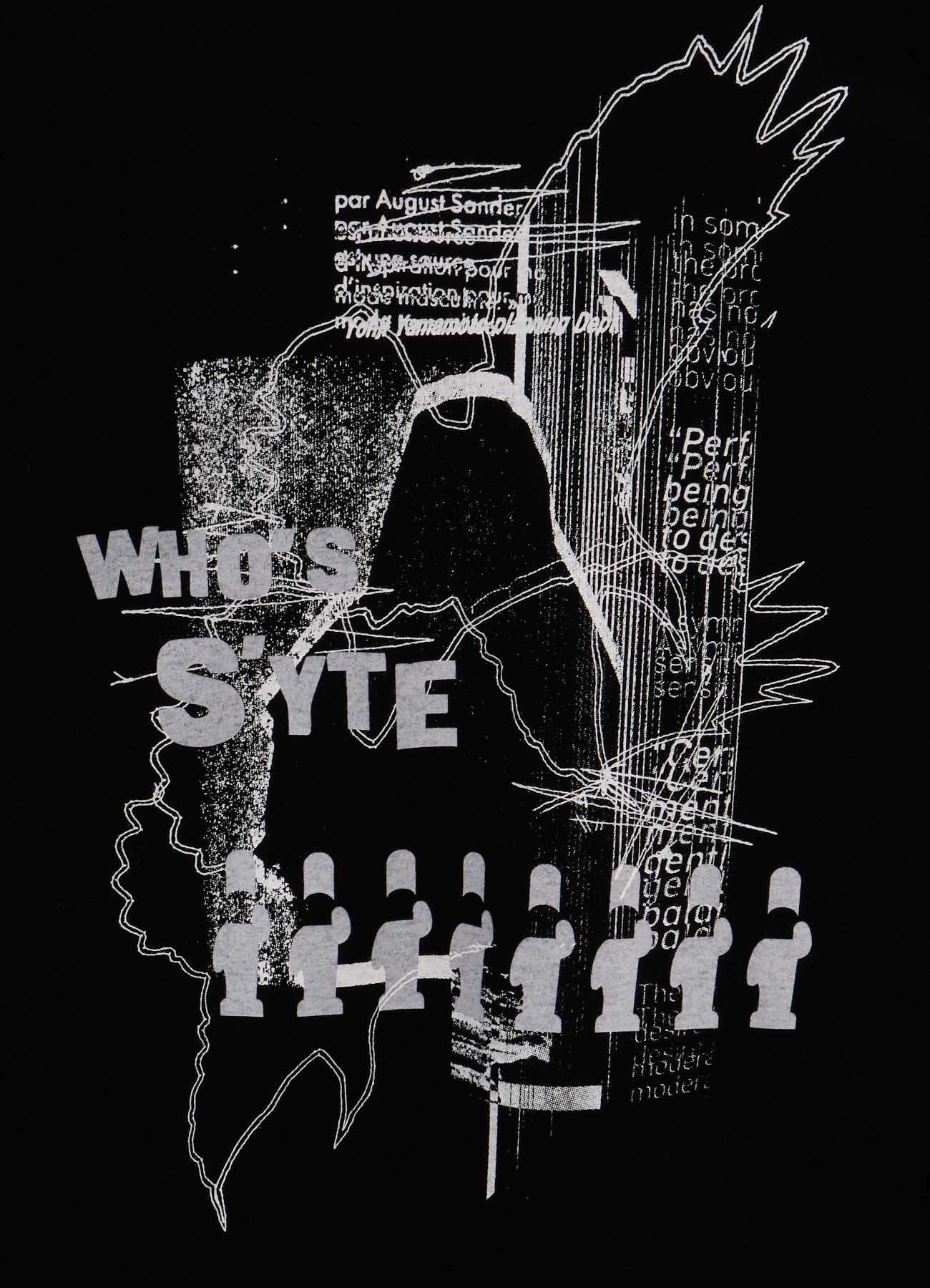 GRAPHIC T-SHIRT -GLITCH GLITCH: WHO'S S'YTE-
