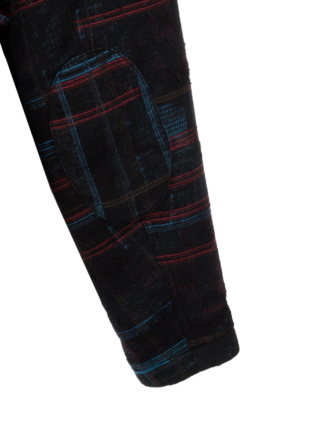 CHECK JACQUARD ELBOW PATCHES BLOUSON