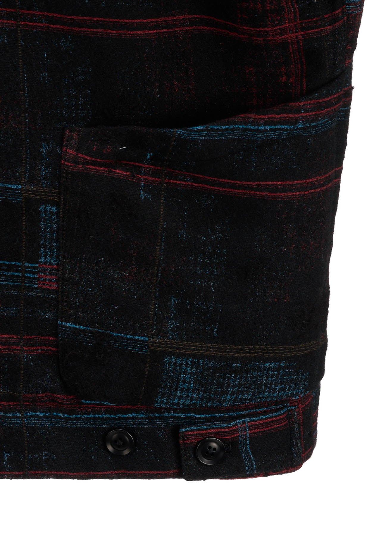 CHECK JACQUARD ELBOW PATCHES BLOUSON