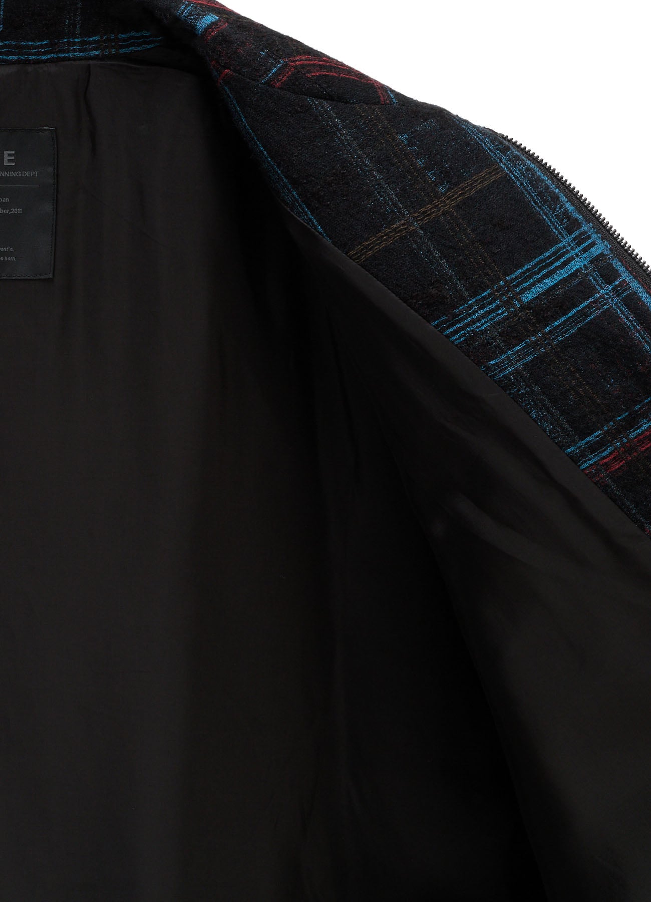 CHECK JACQUARD ELBOW PATCHES BLOUSON