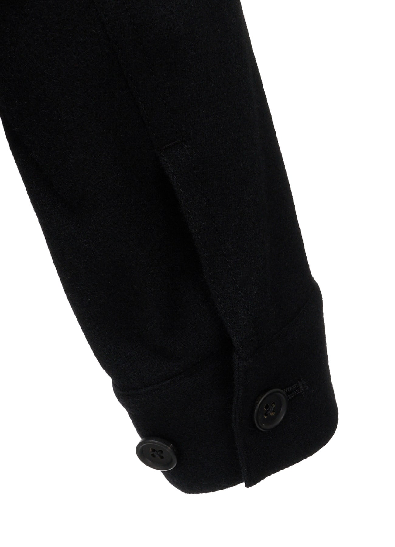 ECO WOOL PLAIN WEAVE BLOUSON WITH DECORATIVE STITCHING