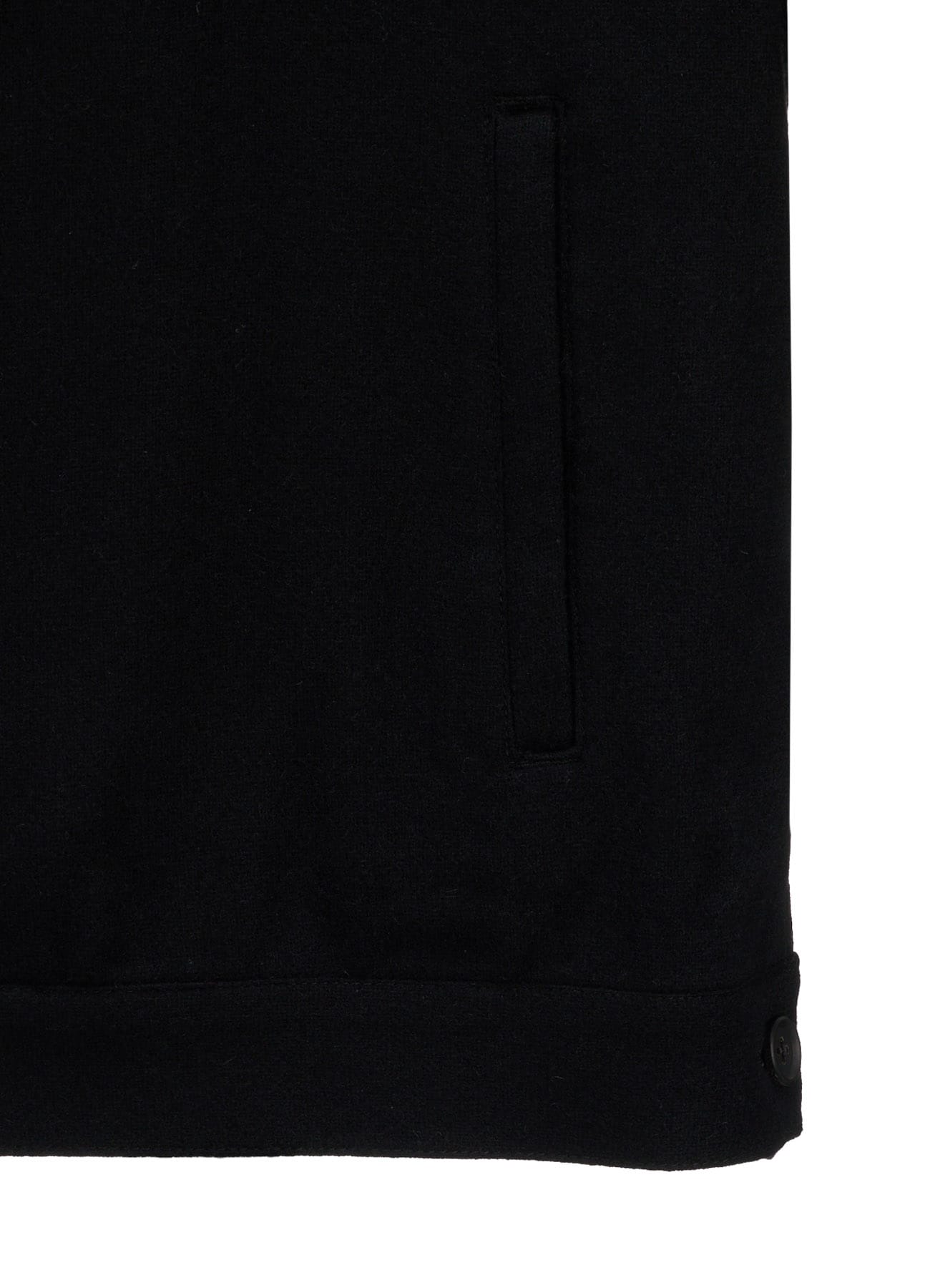 ECO WOOL PLAIN WEAVE BLOUSON WITH DECORATIVE STITCHING
