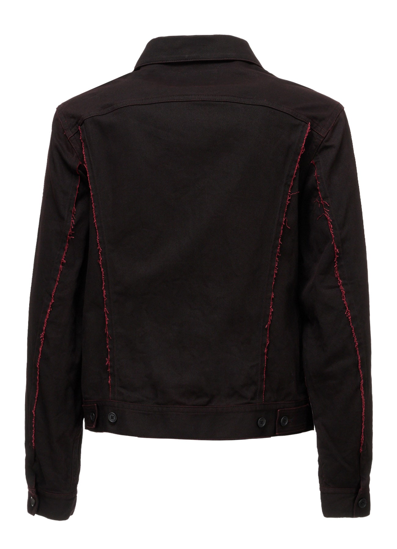 PIGMENT PRINT COTTON TWILL RAW-EDGE DETAIL BLOUSON