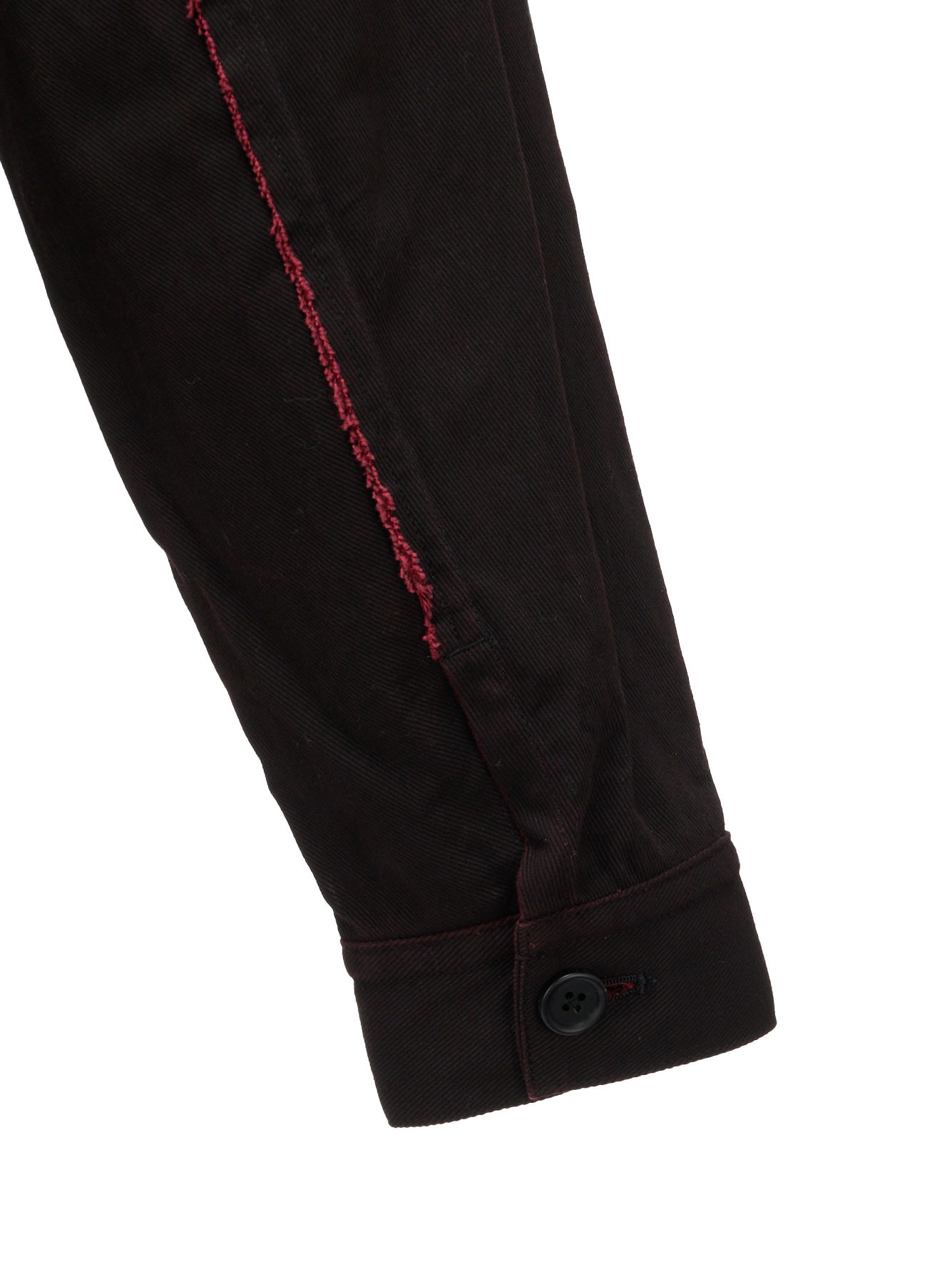 PIGMENT PRINT COTTON TWILL RAW-EDGE DETAIL BLOUSON