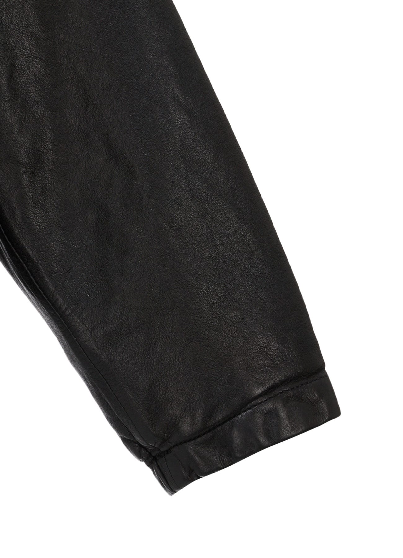 WASHED SHEEP LEATHER ZIP-UP BLOUSON