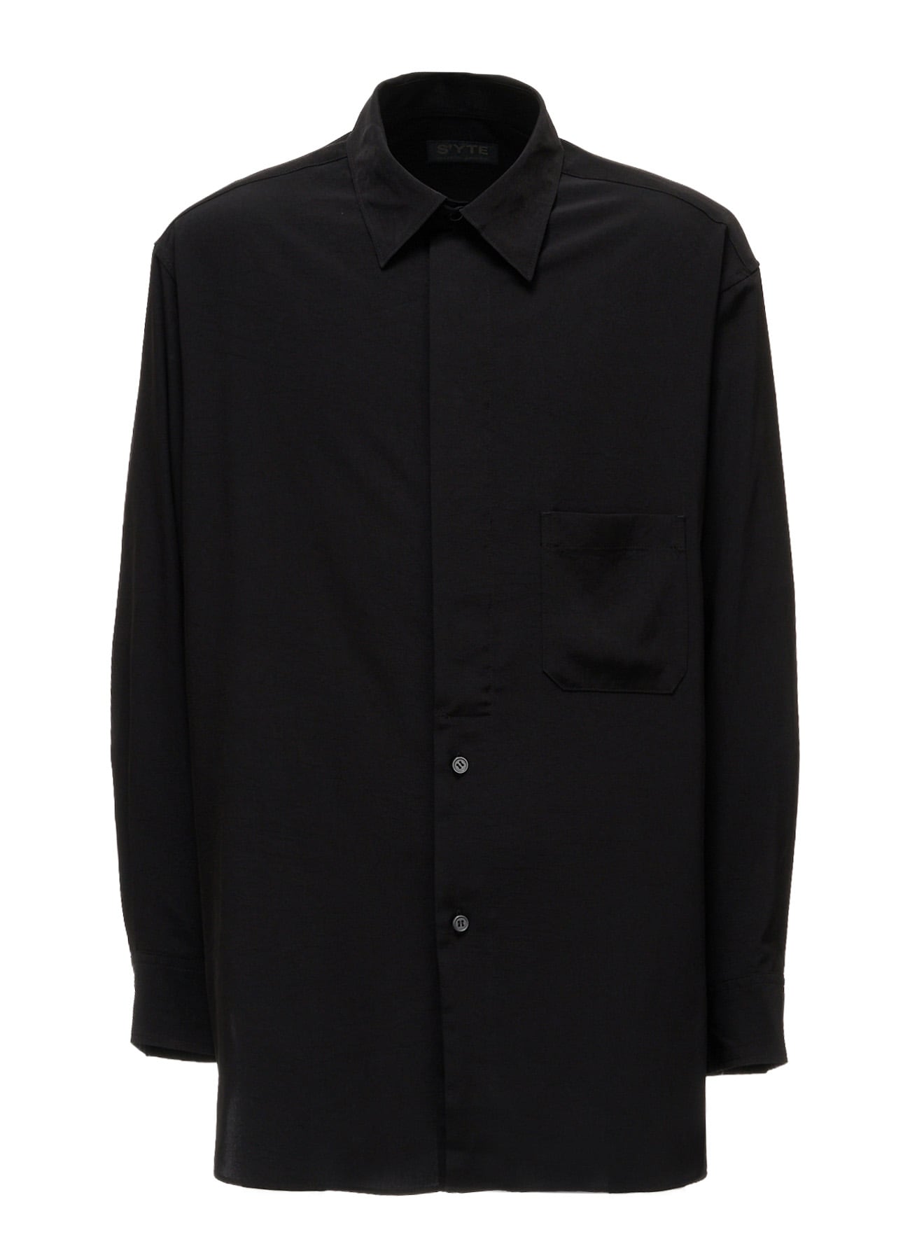 CREPE de CHINE  HALF CONCEALED PLACKET REGULAR SHIRT