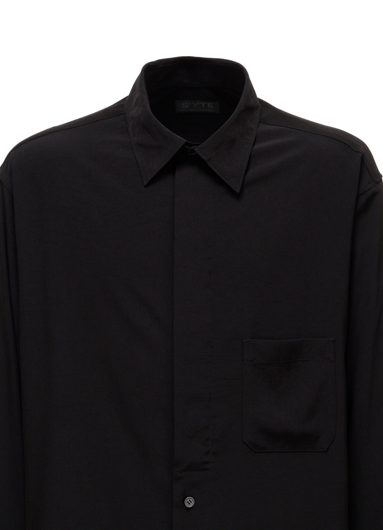 CREPE de CHINE  HALF CONCEALED PLACKET REGULAR SHIRT