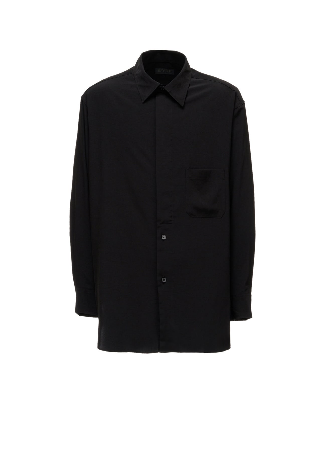 CREPE de CHINE  HALF CONCEALED PLACKET REGULAR SHIRT