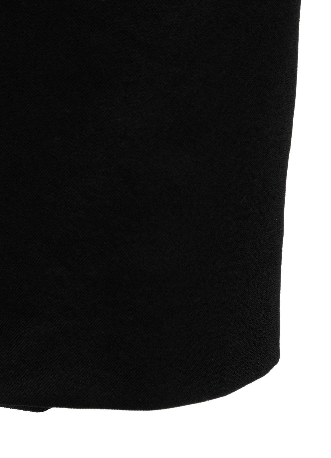 WASHER WOOL GABARDINE CONCEALED PLACKET STAND COLLAR COAT
