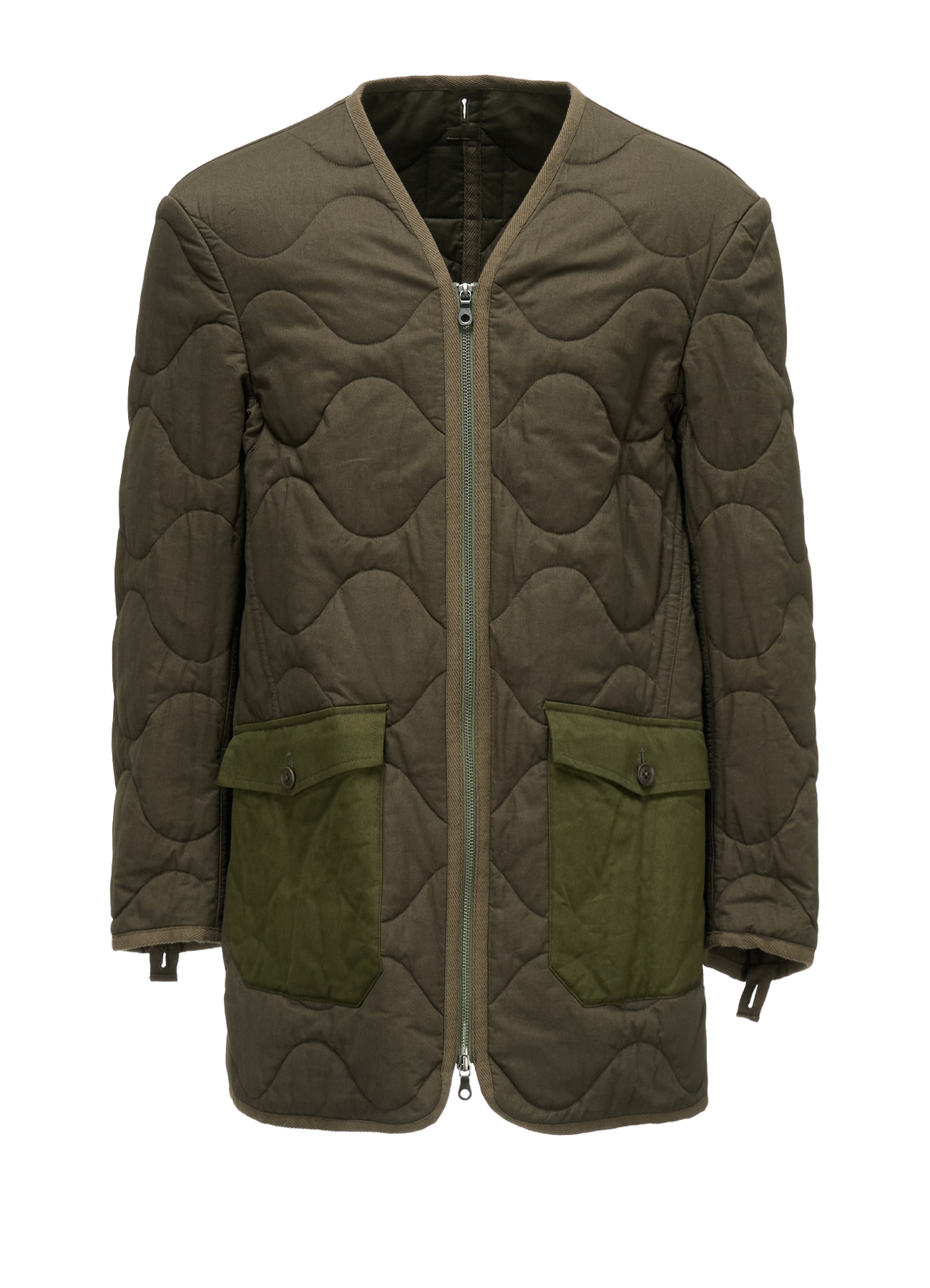 20/COTTON TWILL COAT WITH PADDED LINER