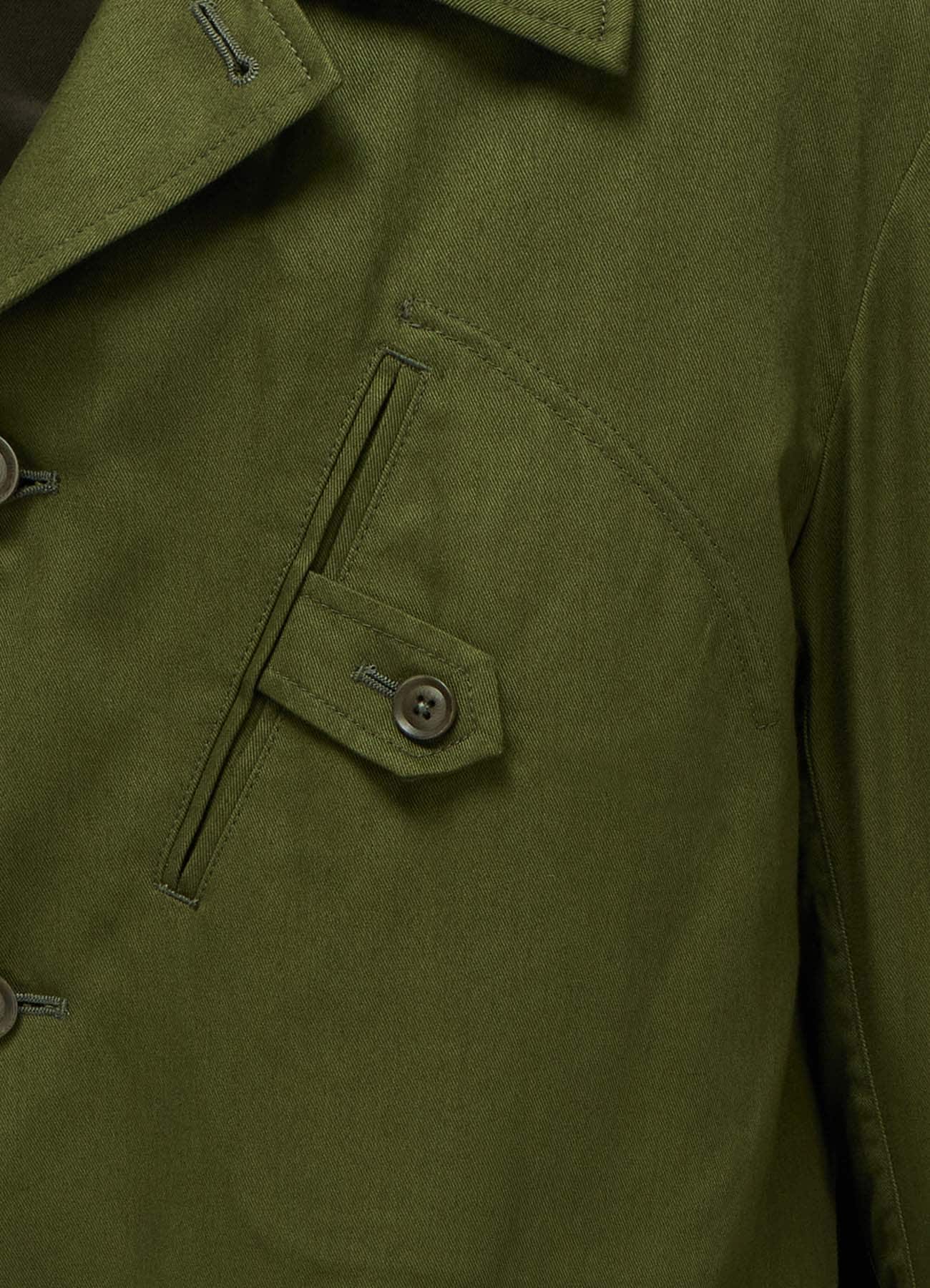 20/COTTON TWILL COAT WITH PADDED LINER