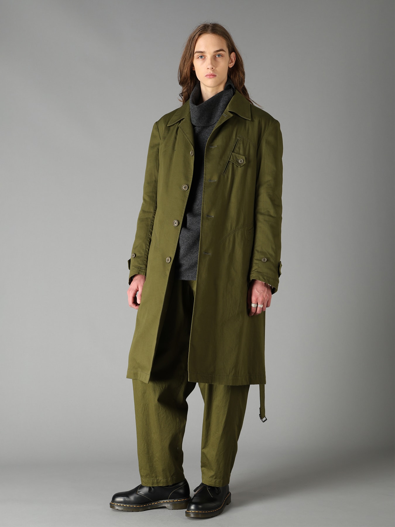 20/COTTON TWILL COAT WITH PADDED LINER