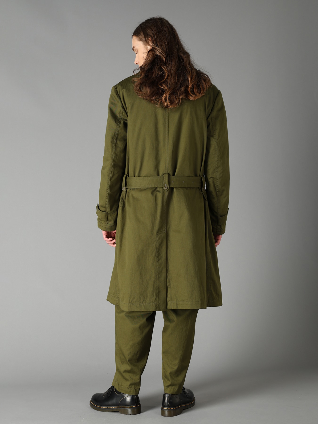 20/COTTON TWILL COAT WITH PADDED LINER