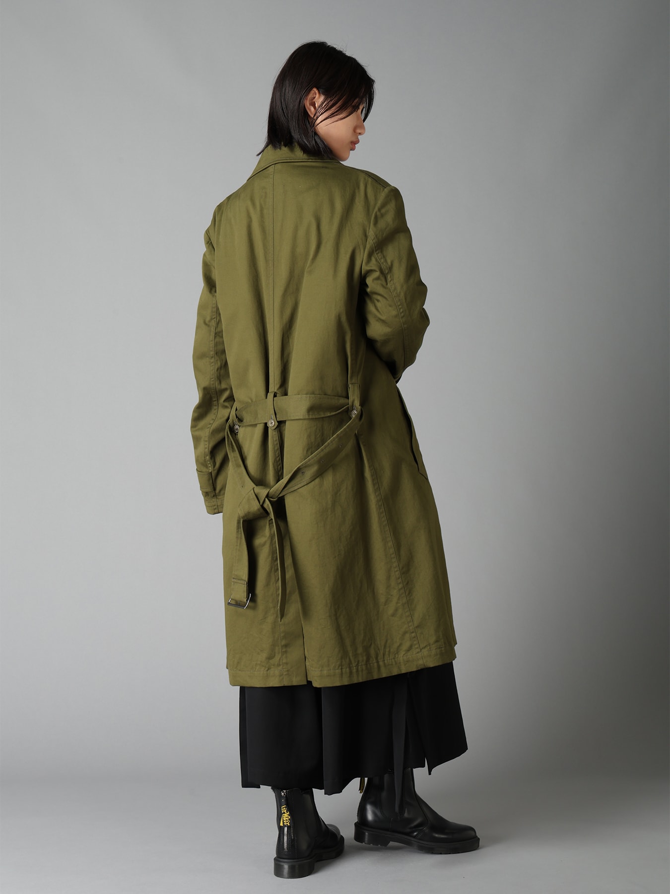 20/COTTON TWILL COAT WITH PADDED LINER