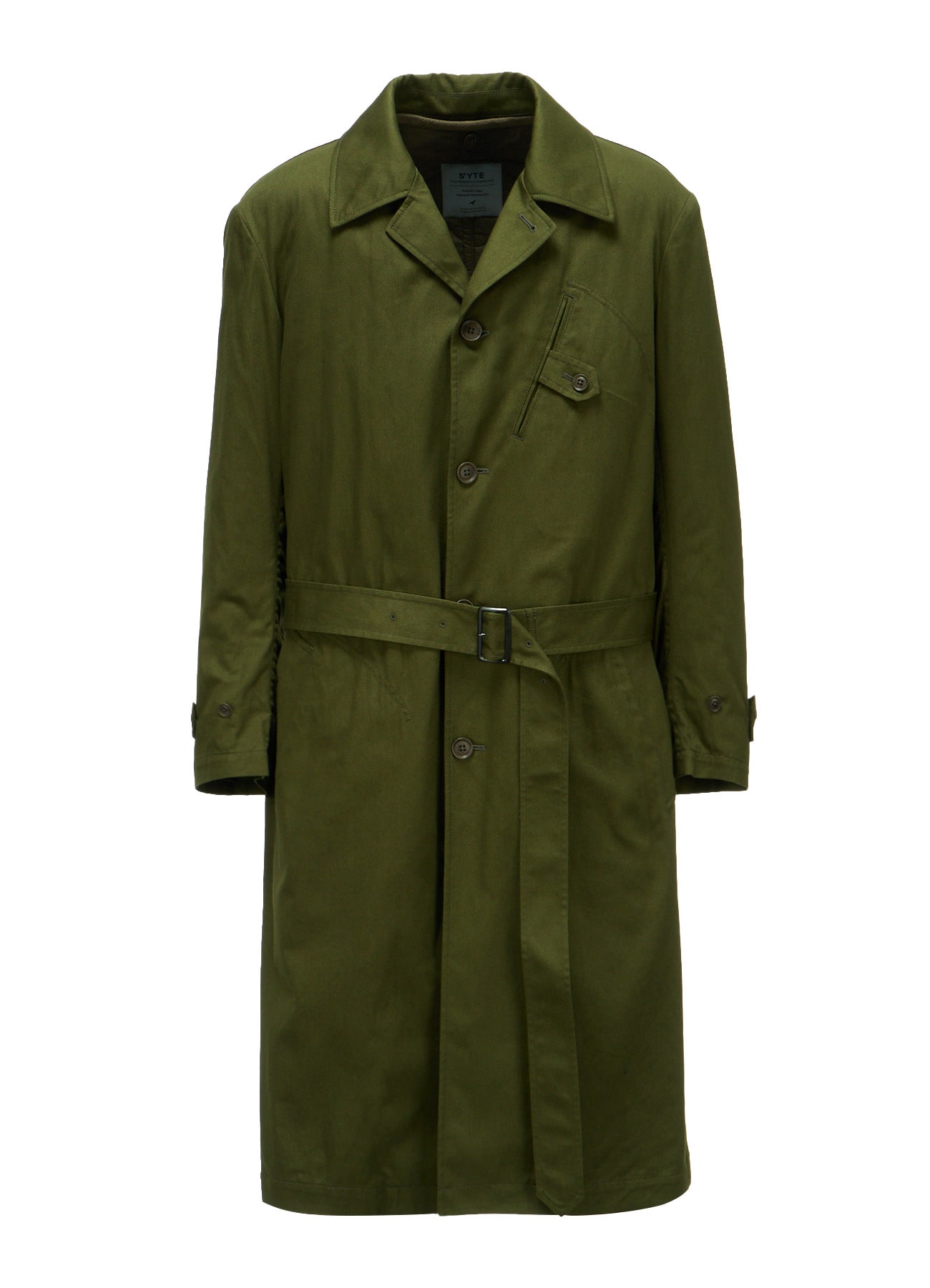 20/COTTON TWILL COAT WITH PADDED LINER