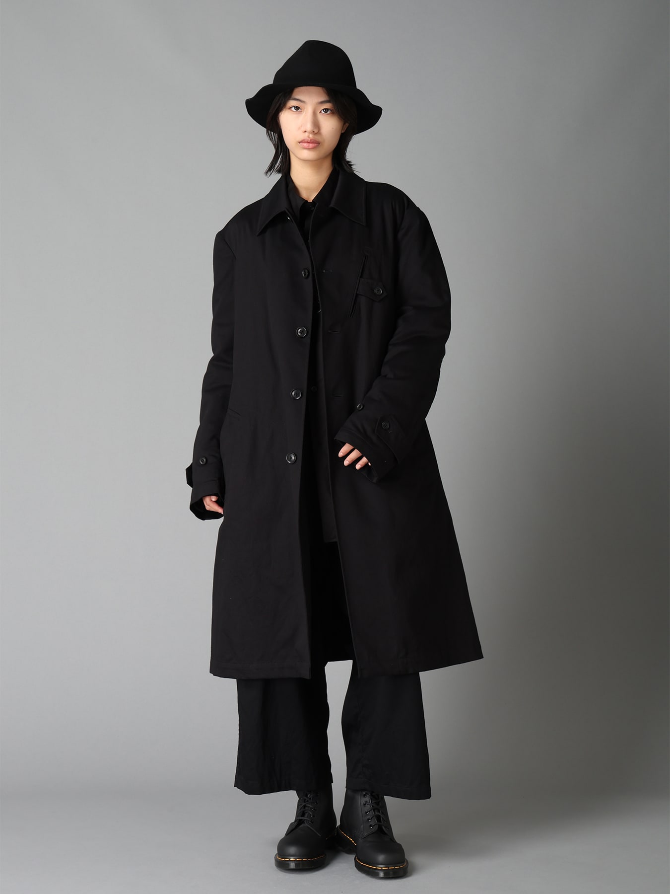 20/COTTON TWILL COAT WITH PADDED LINER