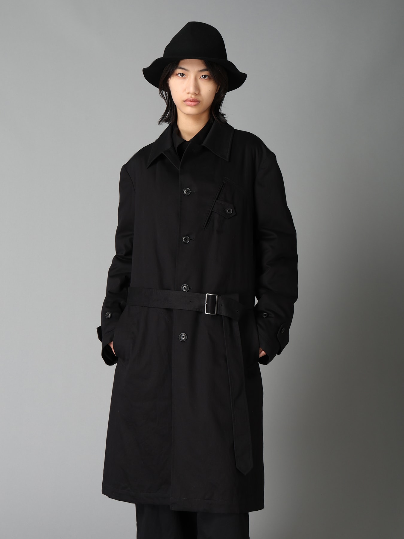 20/COTTON TWILL COAT WITH PADDED LINER
