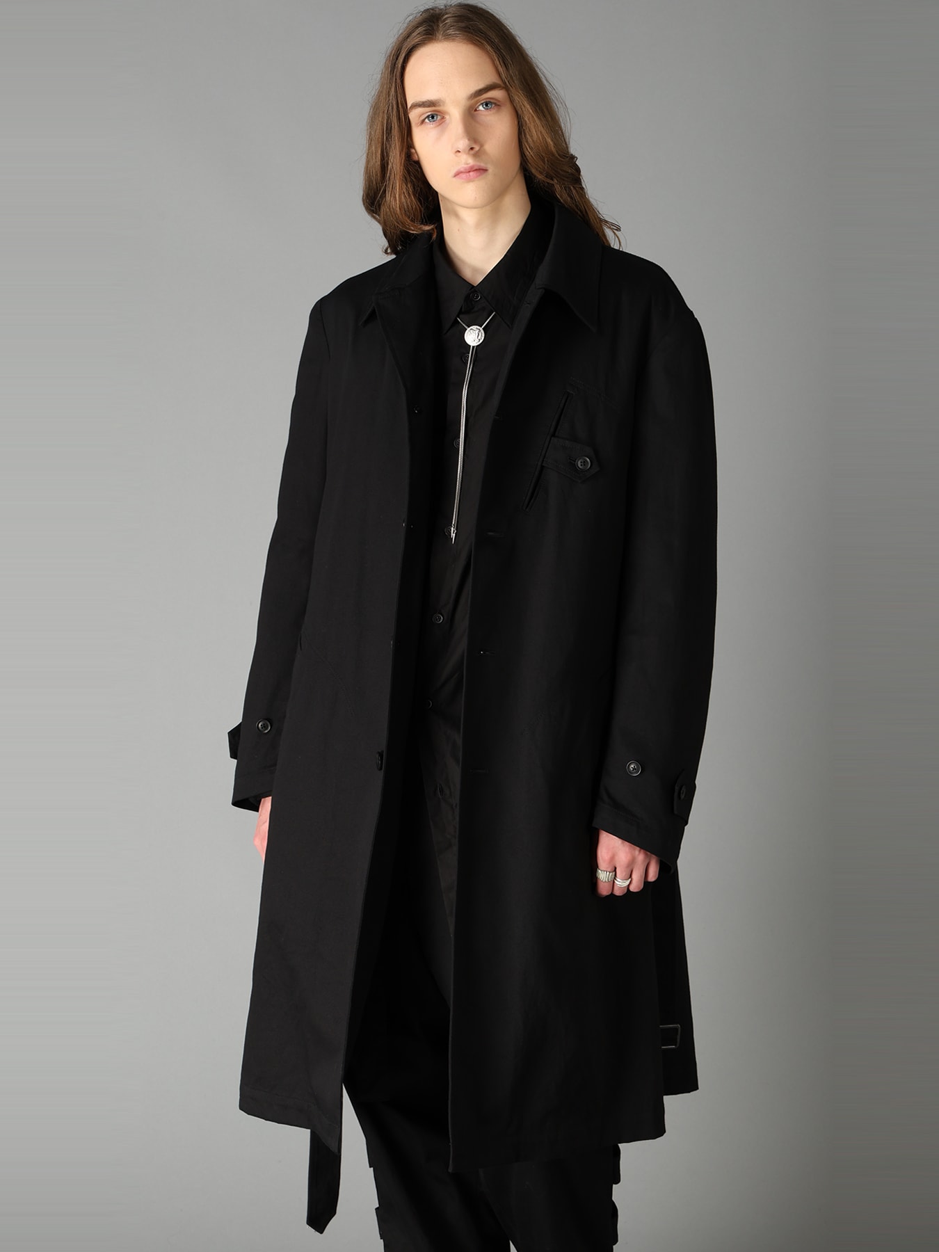 20/COTTON TWILL COAT WITH PADDED LINER