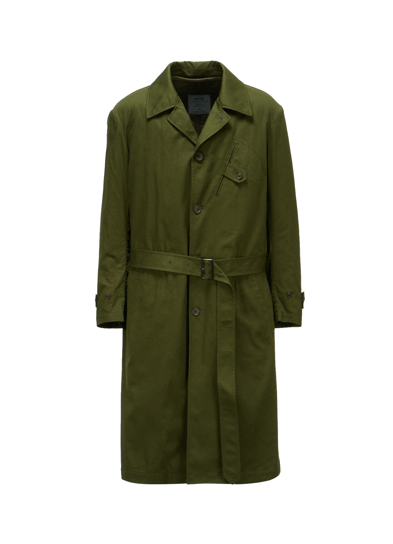 20/COTTON TWILL COAT WITH PADDED LINER