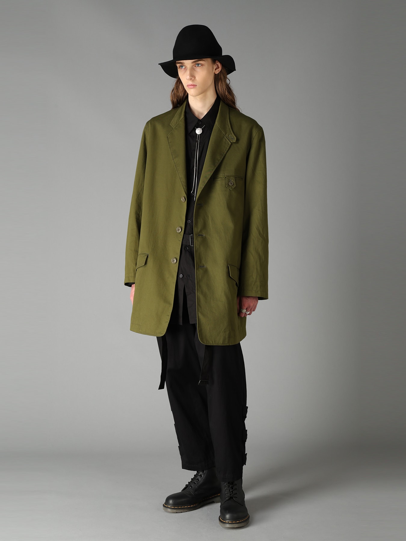 20/COTTON TWILL TAB DETAIL JACKET