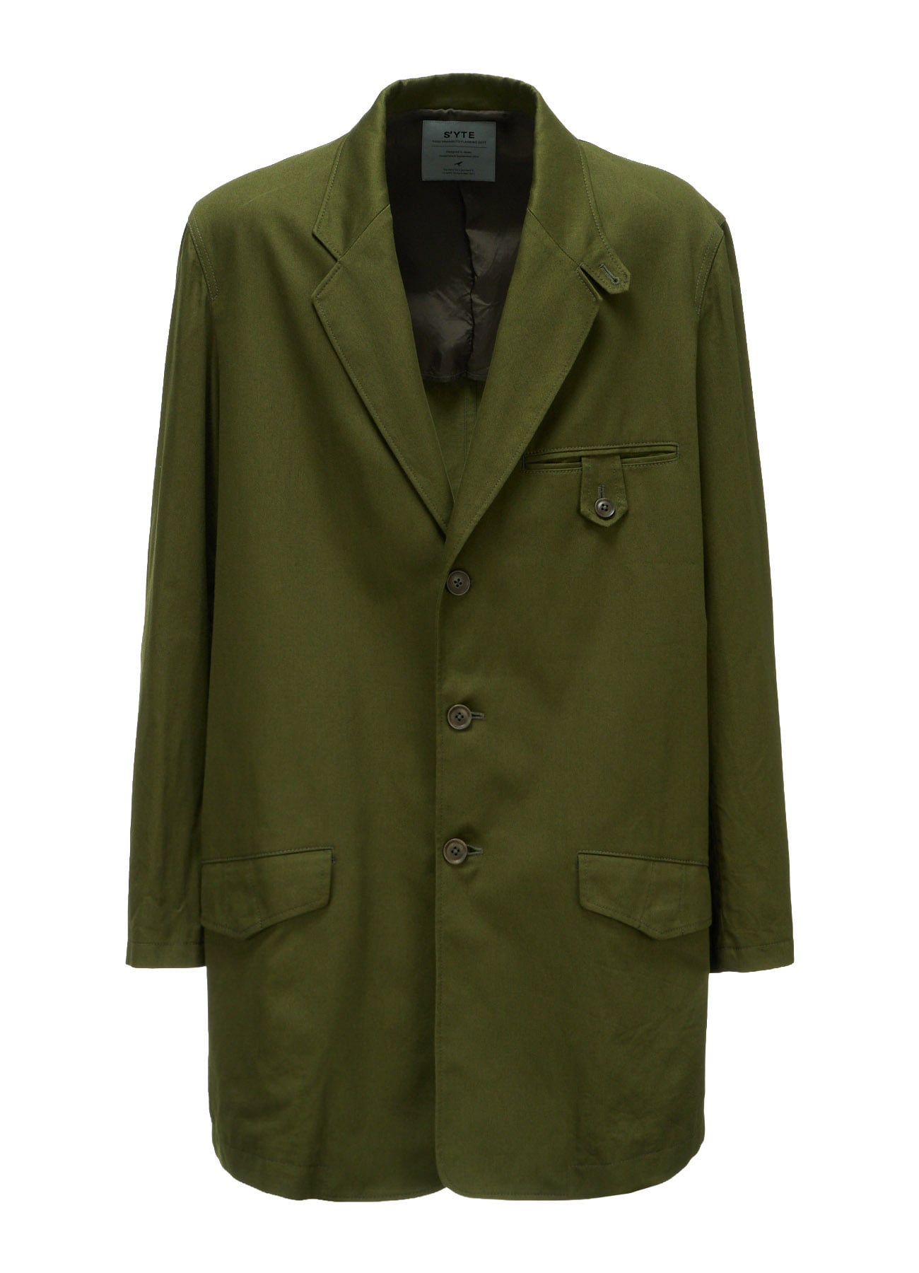 20/COTTON TWILL TAB DETAIL JACKET