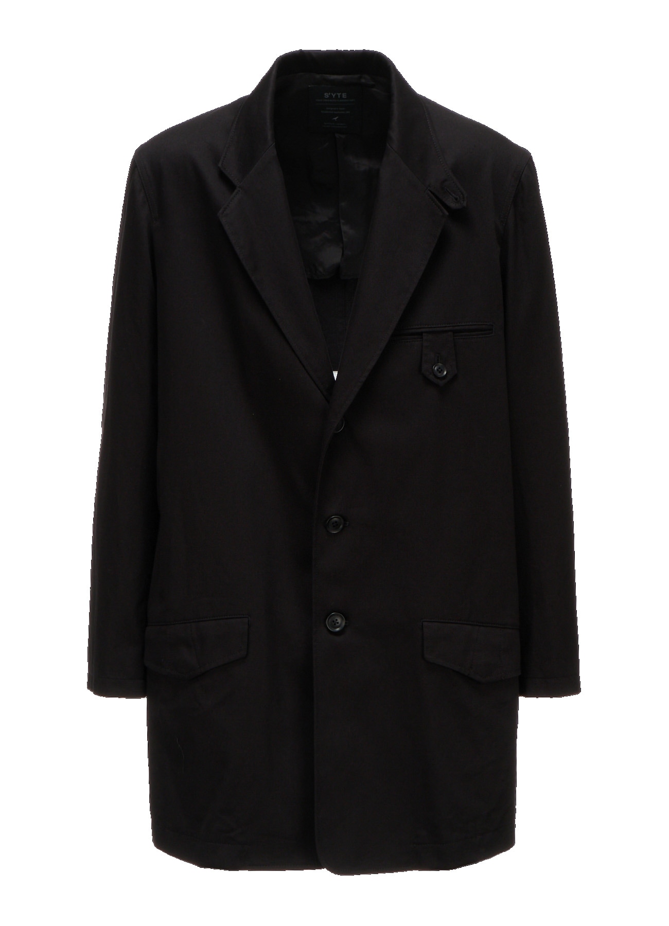 20/COTTON TWILL TAB DETAIL JACKET