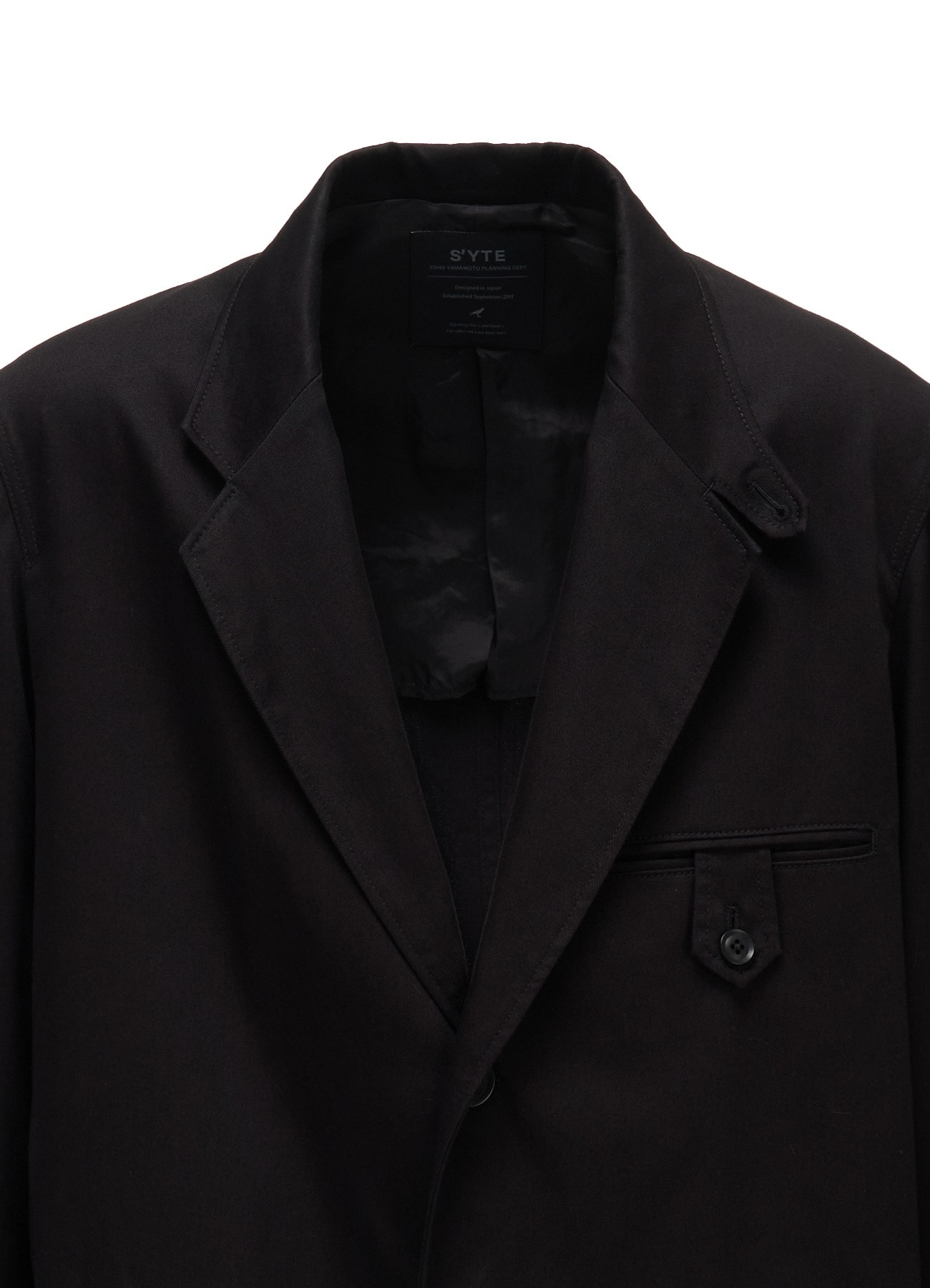 20/COTTON TWILL TAB DETAIL JACKET