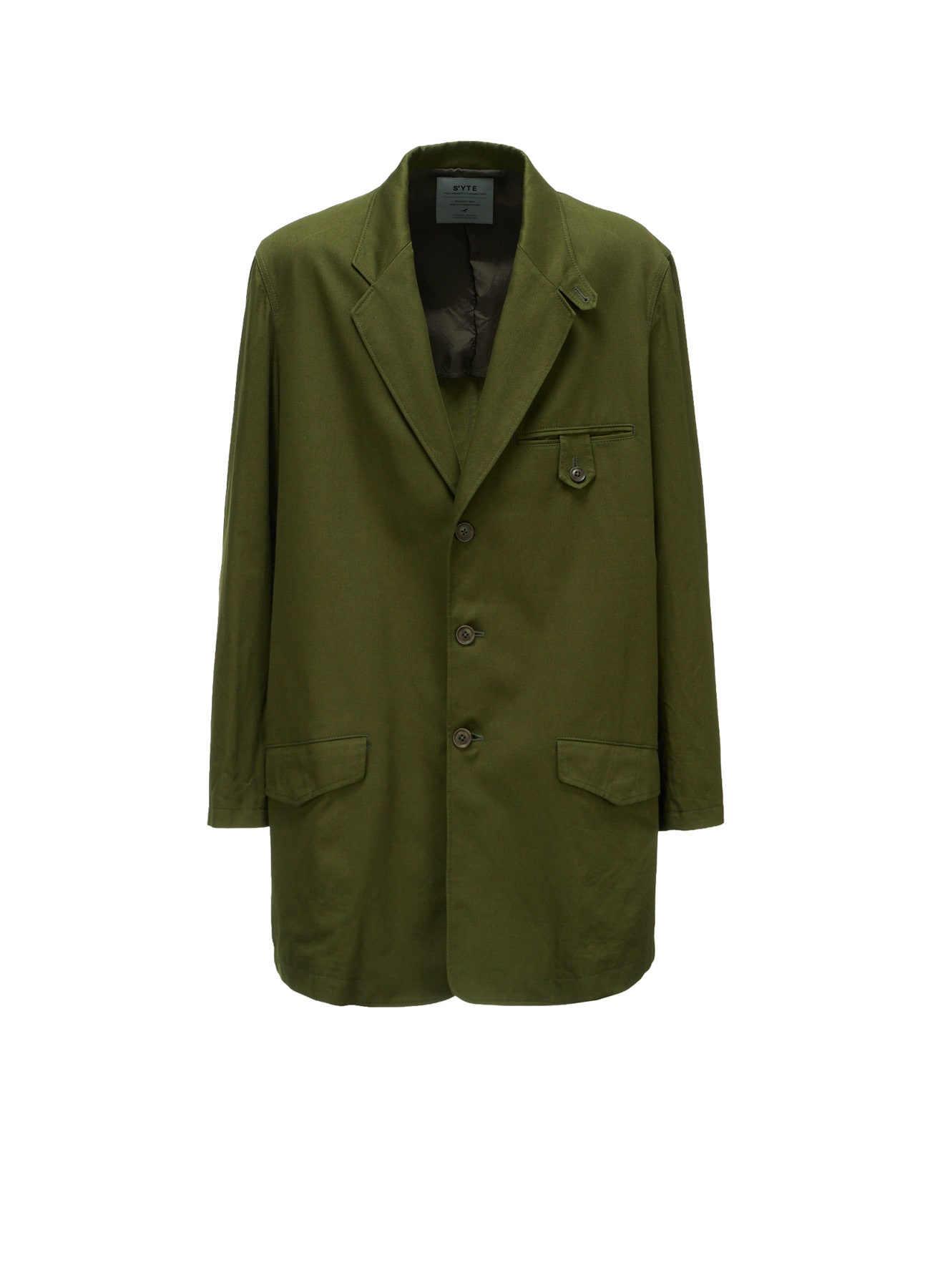 20/COTTON TWILL TAB DETAIL JACKET