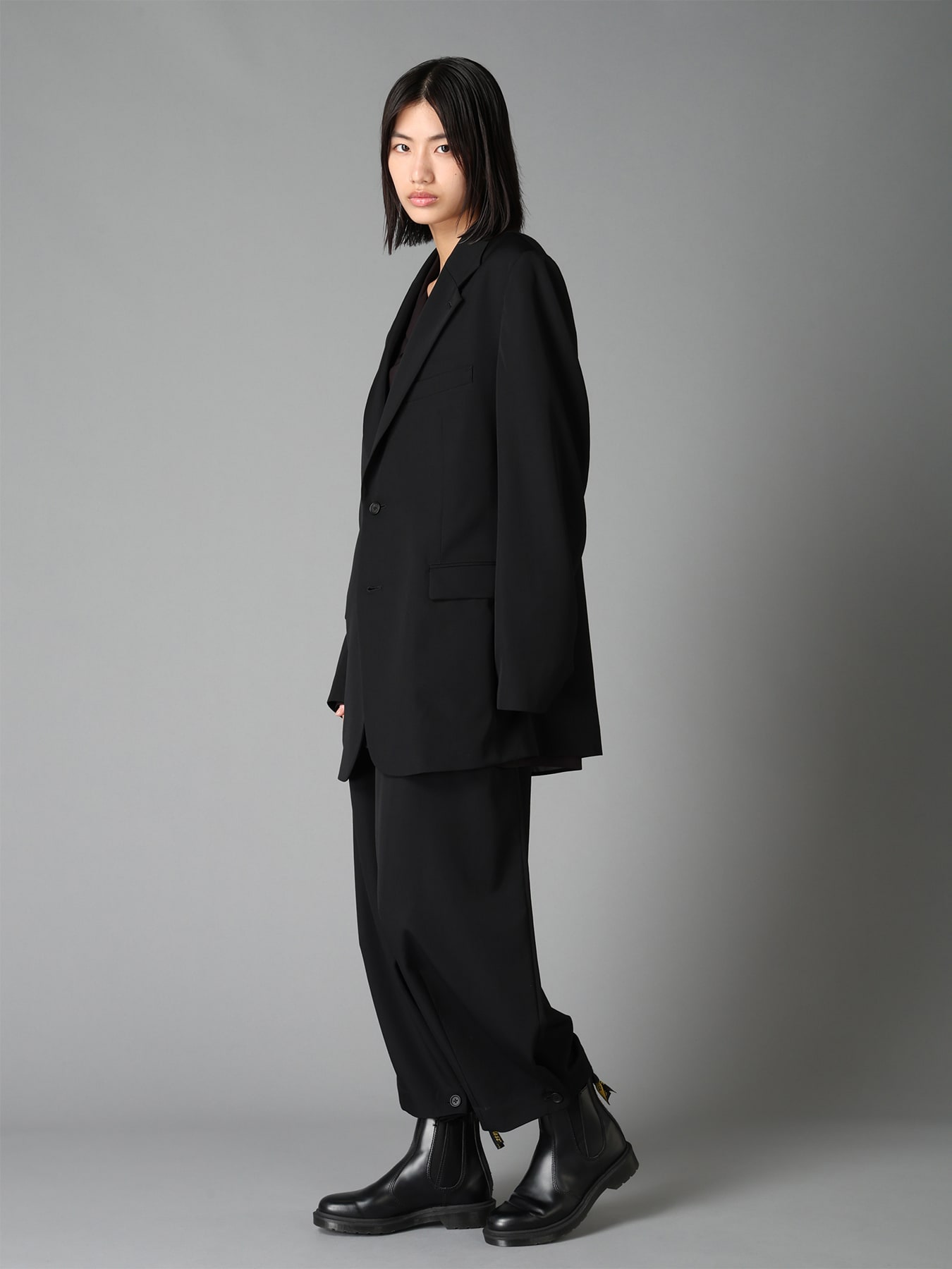 WASHER WOOL GABARDINE STANDARD JACKET