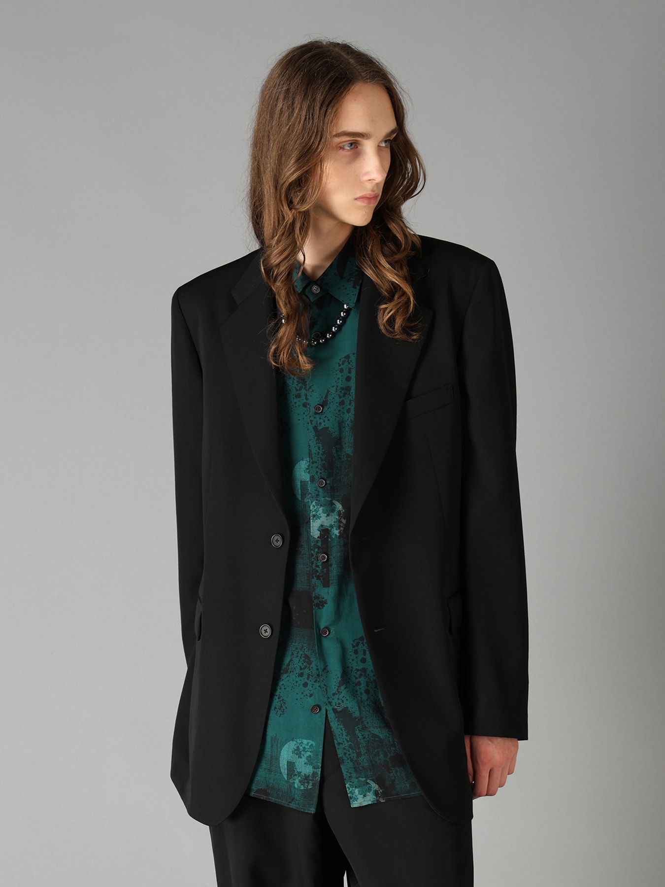 WASHER WOOL GABARDINE STANDARD JACKET