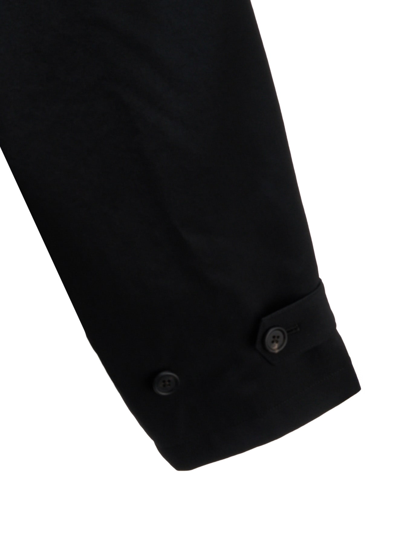WASHER WOOL GABARDINE NAPOLEON DOUBLE-BREASTED JACKET