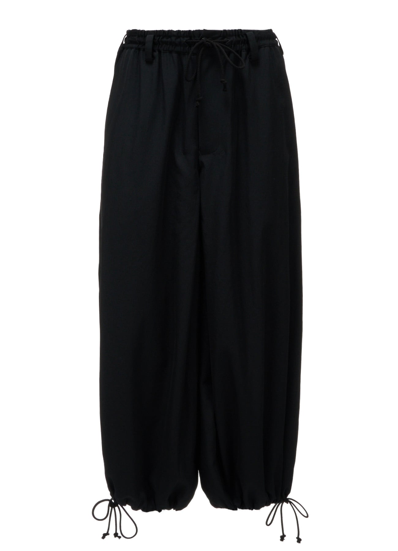 WASHER WOOL GABARDINE HAKAMA BALLOON PANTS