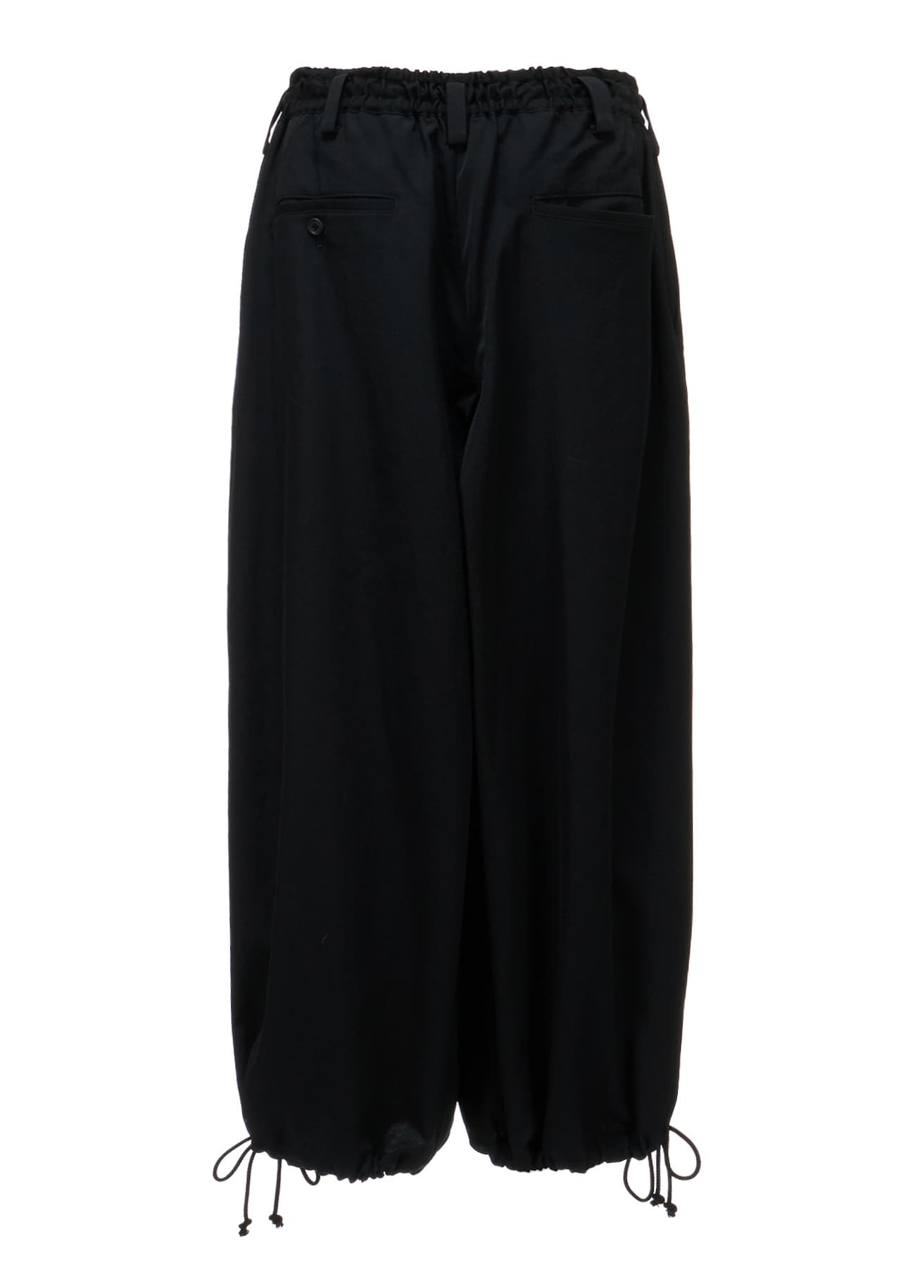 WASHER WOOL GABARDINE HAKAMA BALLOON PANTS