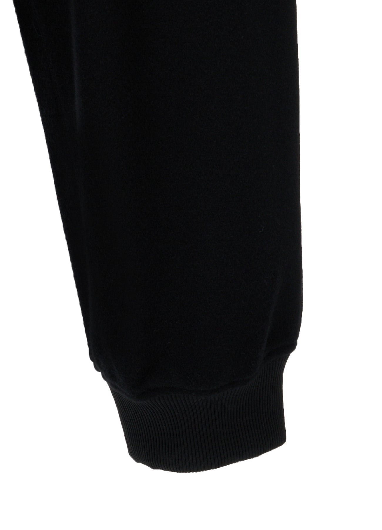 BRUSHED WOOL RIB HEM PANTS