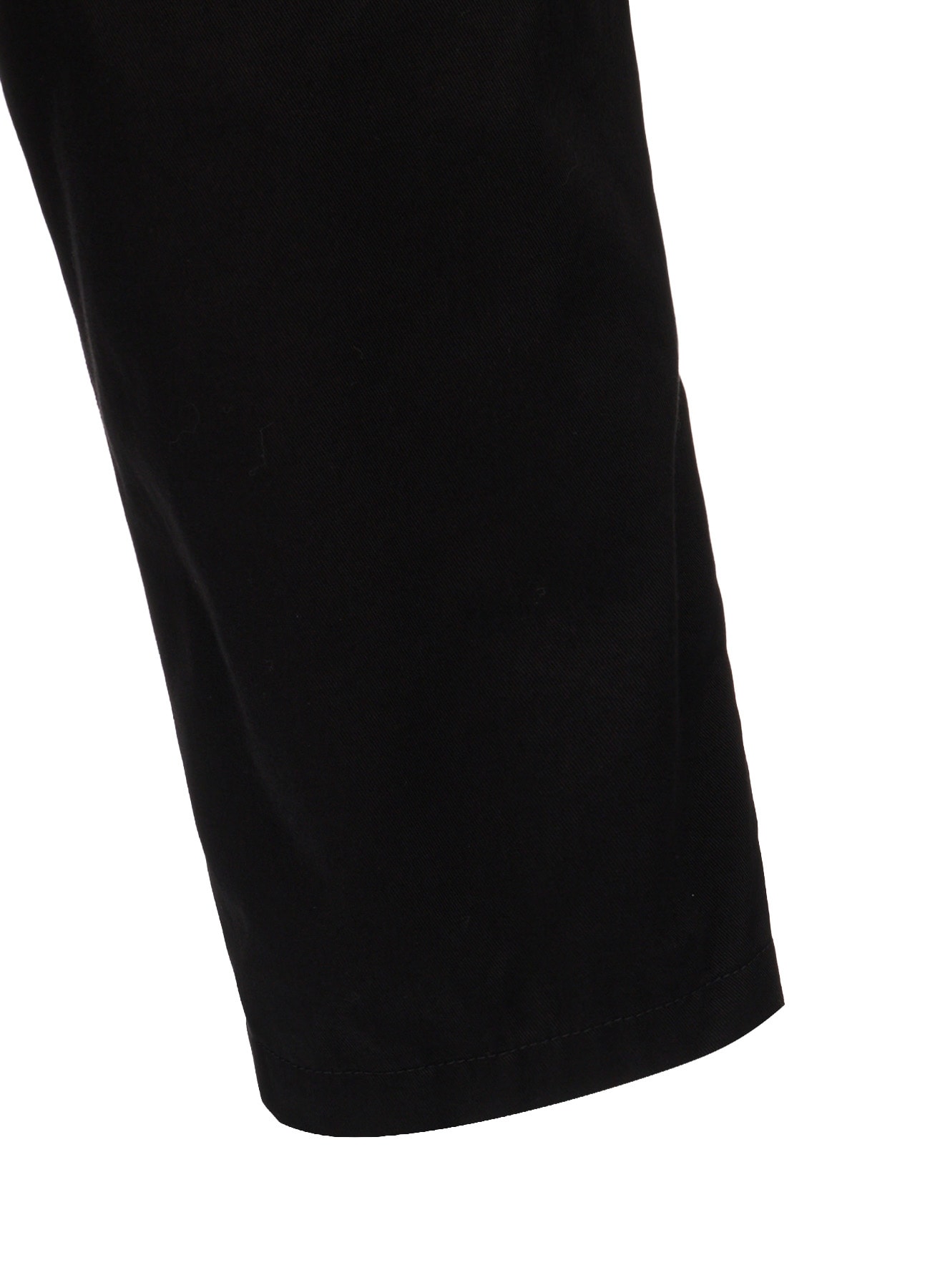 20/COTTON TWILL BELTED HEM DETAIL PANTS