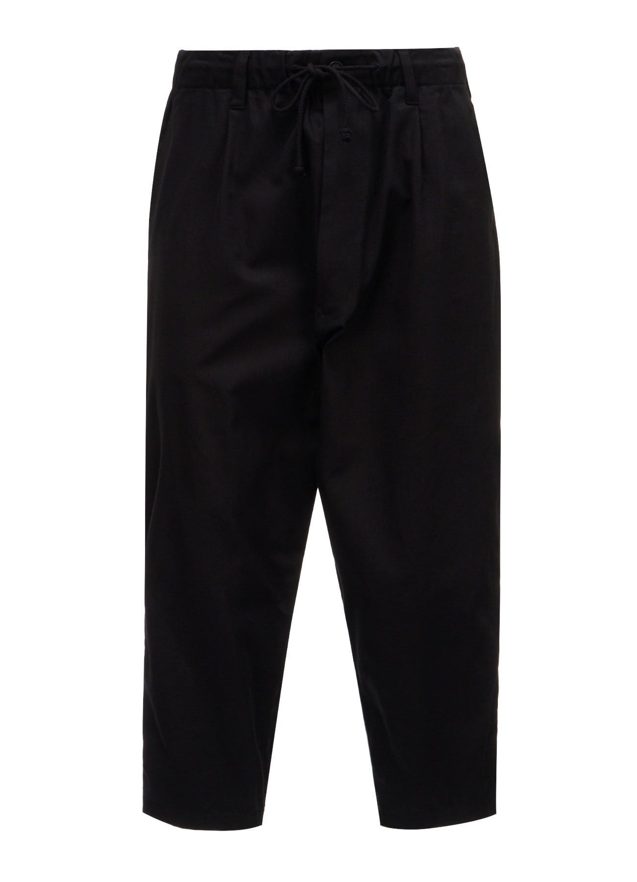 20/COTTON TWILL BELTED HEM DETAIL PANTS