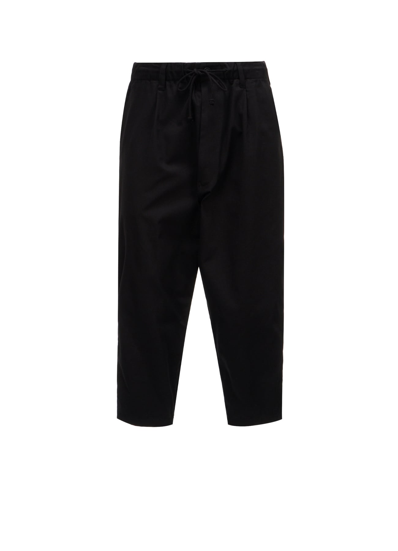 20/COTTON TWILL BELTED HEM DETAIL PANTS
