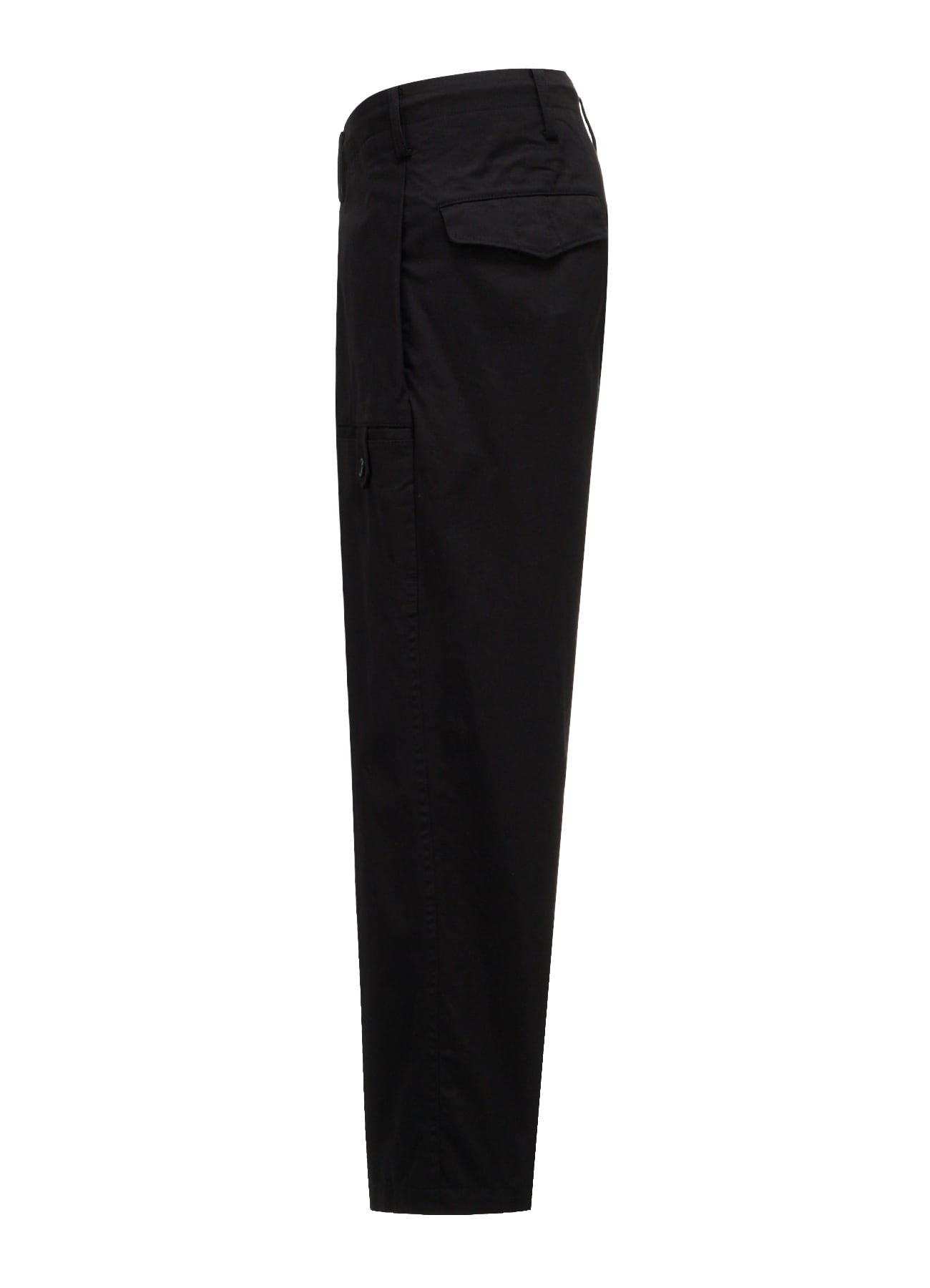 20/COTTON TWILL TAB DETAIL STRAIGHT PANTS