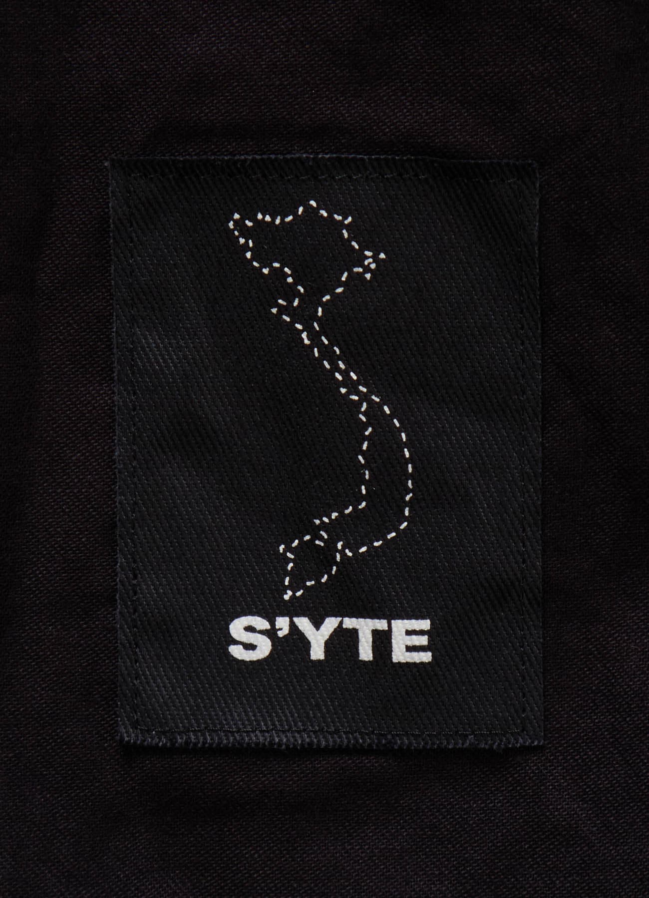 20/COTTON TWILL TAB DETAIL STRAIGHT PANTS
