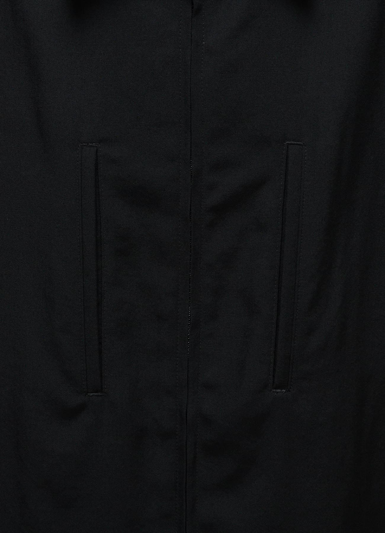 WASHER WOOL GABARDINE ZIP-UP BLOUSON