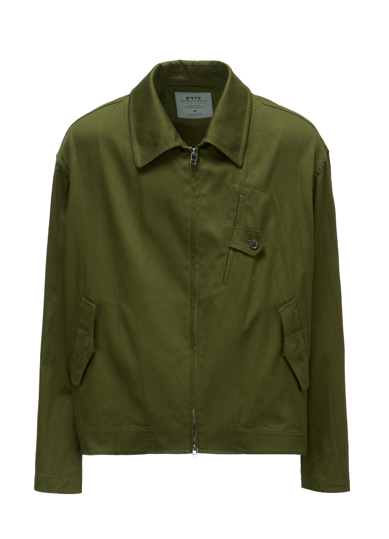 20/COTTON TWILL TAB DETAIL BLOUSON