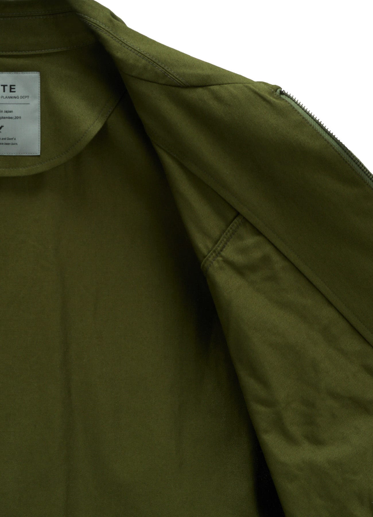 20/COTTON TWILL TAB DETAIL BLOUSON